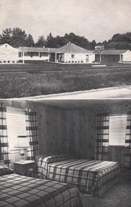 Postal vintage de Jefferson Davis Motel Richmond Va. 1952 - Imagen 1 de 2