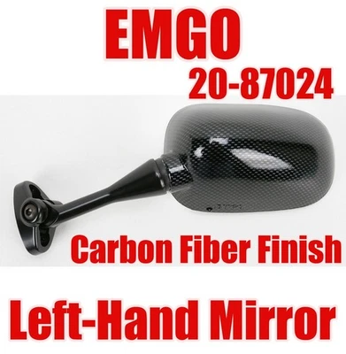 Espejo retrovisor de repuesto lateral izquierdo carbono Emgo 20-87024 para Honda CBR600F4/RC-51 Foto 1 de 4