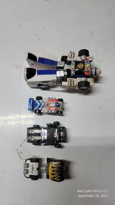 Hasboro Bandai Transformers Megazord Spielzeug Konvolut 4 Vintage seltene Autos - Bild 1 von 4