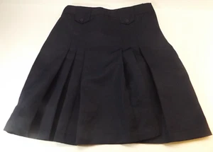 French Toast Pleated Uniform Skirt Navy Blue Size 12 - Picture 1 of 4