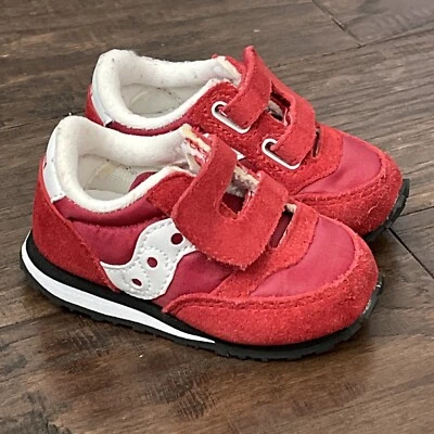 Saucony мальчиков Baby Jazz, красный кроссовки-ST35411A ребенка ясельного возраста размер 4 M - Изображение 1 из 4