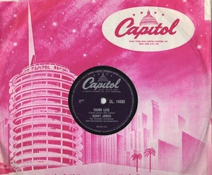 SONNY JAMES 50'S 78 - YOUNG LOVE - YOU'RE THE REASON I'M IN LOVE - NEAR MINT - Foto 1 di 3