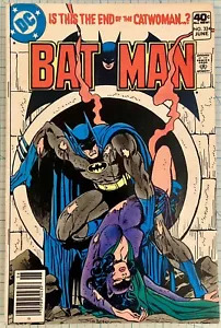 Batman #324 VF/VF+ Newsstand Jim Aparo Cover 1980 DC Comics Catwoman - Picture 1 of 6