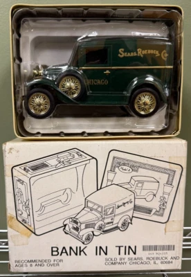 Liberty Classics Sears & Roebuck Ford Model A Die Cast Coin Bank with Tin - Image 1 of 3