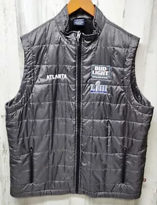 Charles River Vest Men Xl Gray Atlanta Bud Light Super Bow LIII - Picture 1 of 12