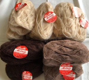 Lot Of 2 Vintage Bucilla Melody Yarn 50% Mohair Italy- 1 oz each-MANY AVAILABLE - Picture 1 of 13