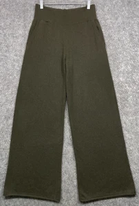 Naked Cashmere Anastasia Wide Leg Pants Womens M Green Lounge Pull On Pockets - Picture 1 of 13