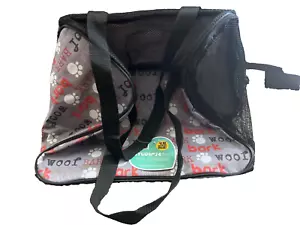 Pet Carrier Bark Woof Paw by Studio 74 Pet from 0 to 11 LB BRAND NEW - Picture 1 of 6
