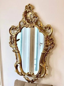 Wandspiegel Oval  Barock Antik Stil Prunkspiegel  Badspiegel 50x76cm Ornament - Bild 1 von 76