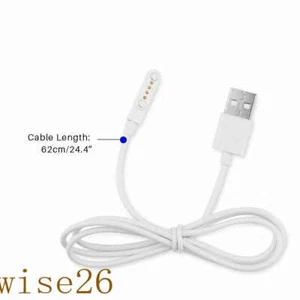 DM09 GT88 GT68 KW08 USB Magnetic Charging Adapter Charger Smart Cable for Watch - Picture 1 of 9