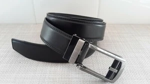 Comfort Click schwarz Kleid Gürtel volle Länge 42" einzigartiges Schnallensystem gebraucht, in einwandfreiem Zustand - Bild 1 von 6