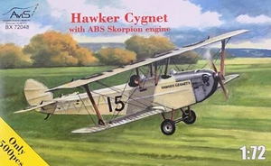 1/72 Light Aircraft : Hawker Cygnet w/ABS Skorpion Engine [UK] #72048 : AviS - Bild 1 von 1