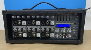 SHS Audio 130W Powered 6 Channel Mixer SPMU-6130 Tested & Working - Picture 1 of 14