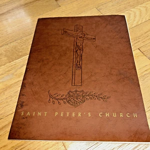 1953 SAINT PETER'S CHURCH Chicago Dedication Program - Picture 1 of 11
