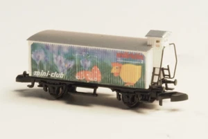 Marklin Z-Scale Old-Era Refrigerator Car w/ brakeman's cab in a EASTER Bunny - Picture 1 of 7
