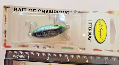 Arbogast Jitterbug Perch Pattern NOS New in Package Topwater Fishing Lure - Image 1 of 4