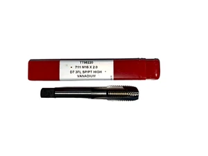 1pc) M16 x 2.0 CNC HIGH VANADIUM SPIRAL POINT PLUG TAP TITAN USA TT98220 TT225 - Picture 1 of 4