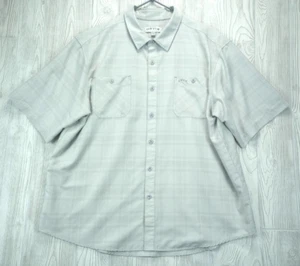 Orvis Classic Collection Shirt XXL Gray Short Sleeve Button Front Logo Pocket - Picture 1 of 5