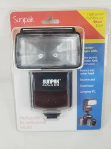 Sunpak DigiFlash 3000 High power flash for canon and nikon DF3000N UNOPENED - Picture 1 of 6