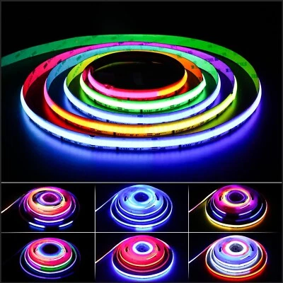 PAUTIX RGB Smart IC COB LED Strip Light Addressable 24ft/7.5m,720LEDs/m UL-Li... - Image 1 of 4