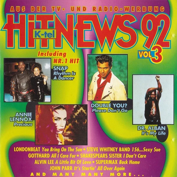 Various - Hit News 92 Vol. 3 CD #G2032583 - Bild 1 von 1