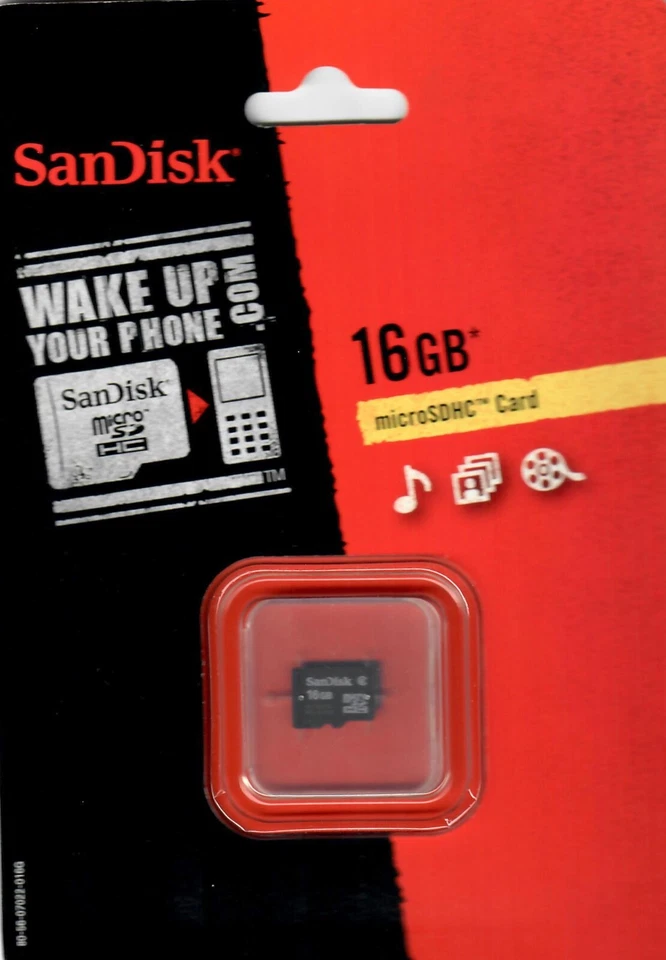 NEW SanDisk 16GB MicroSD Memory Card - SDSQ-0016 - Image 1 of 1