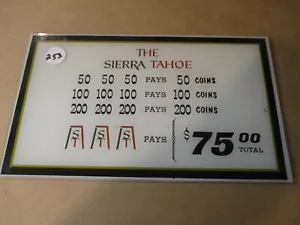 Máquina tragamonedas plástico Topper (SIERRA TAHOE) $75.00 Jackpot - Imagen 1 de 4