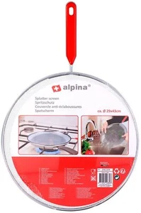 Pfannenspritzschutz alpina Fettspritzschutz für Pfannen Abtropfsieb 29cm - Bild 1 von 2