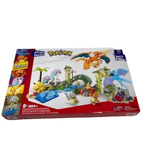 Pokemon Mega Building Motion Set Charizard 7 Figures! 884 Pc. New & Sealed! - Picture 1 of 6
