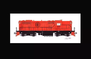 Stampa opaca Detroit, Toledo & Ironton GP7 #970 11"x17" firmata Andy Fletcher - Foto 1 di 1