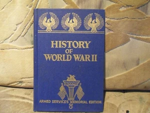 History of World War II Armed Services Memorial Edition Vintage WW2 book 100 Pg - Picture 1 of 24