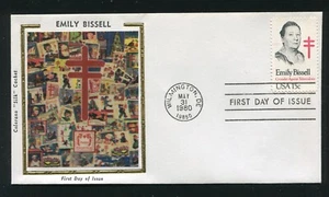 1823 Emily Bissell Colorano Primer Día Cubierta 1980 - Imagen 1 de 2