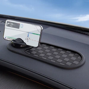 Alfombrilla antideslizante para salpicadero de coche 3 en 1 con soporte universal para teléfono con rotación de 360 grados - Imagen 1 de 11