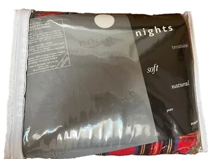 Northern Nights Twin 3 Piece 100% Cotton Flannel Set Prince Charles Pattern NEW - Picture 1 of 2