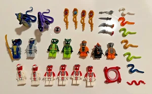 LEGO Ninjago Snake Minifigure Lot – Bytar, Pythor, Slithraa, Lizaru, Skales, etc - Picture 1 of 7