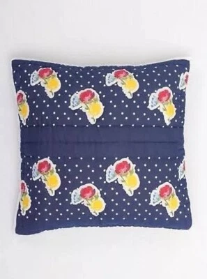 Nueva Almohada Anthropologie Sham JARDIN EURO Acolchada Floral Algodón Talla 26" X26" Foto 1 de 4