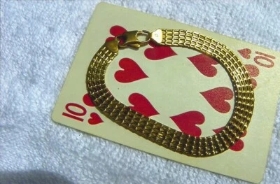 14k yellow gold bracelet ITALIAN DESIGNER - Image 1 of 2