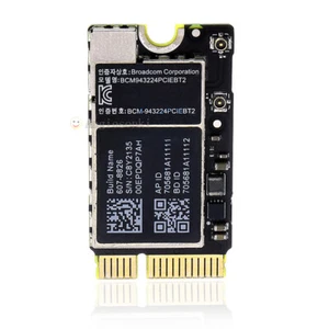 Apple MacBook Air 11"A1370 13"A1369 WiFi Bluetooth AirPort Card BCM943224PCIEBT2 - Picture 1 of 9