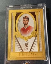 2021 Liverpool Futera Unique Sepp van den Berg Phenoms 24ct Gold Card 3/5 Rookie