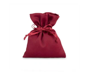 Cupido&Co. Portaconfetti Bolsa De Raso 80 X 100 Mm Burdeos 12 Pz - Imagen 1 de 1