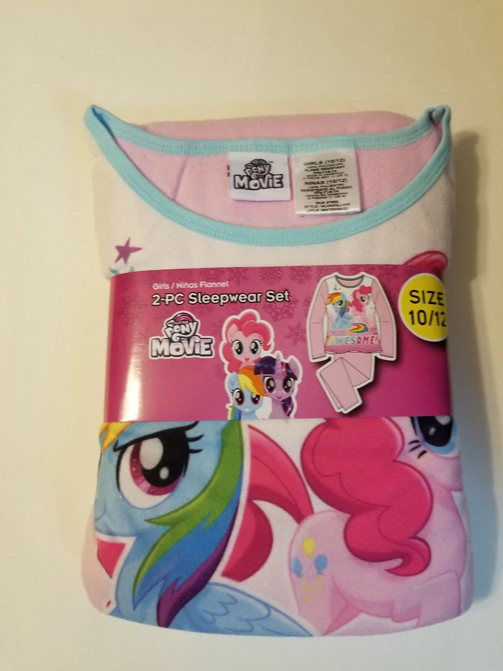 My Little Pony  Girls 2 Piece Pajama Set Long Sleeve Sizes 6-6X ,7-8,10-12 NWT - Image 1 of 1