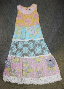 Mustard Pie Girls Sleeveless Maxi Dress - Size 4 - EUC - Picture 1 of 4