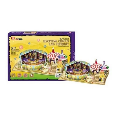 Puzzle 3D Circo-Small Foot 8913-82 pezzi- Dimensioni: ca. 27x19x19cm - Immagine 1 di 2