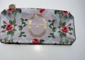 NUEVO Bolso de Cosméticos Maquillaje Estee Lauder Rosa Floral Cremallera Superior Edición Limitada Primavera - Imagen 1 de 9