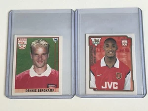 Dennis Bergkamp And Nicolas Anelka Merlin 96/99 Merlin Premier League Stickers - Picture 1 of 8
