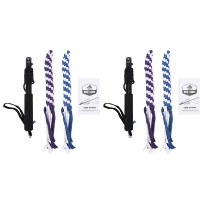 2X Flirt Pole Rope Tug Dog Toy, Braided Cotton Blend Rope Outdoor4849 - Image 1 of 4