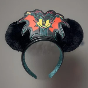 Disney Parks 2023 Halloween Vampire Mickey Mouse Ear Headband Disneyland - Picture 1 of 5