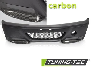Paraurti anteriore csl look carbon bmw e46 4/5 PORTE 98-05 INSERTI IN CARBONIO - Foto 1 di 5