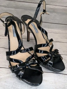 Prada Preown Schwarz Lack Schleife Detail Leder Absatz 38  - Bild 1 von 18