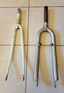 Road Bike and Mountain Bike Fork Lot of 2- Vintage - Picture 1 of 3